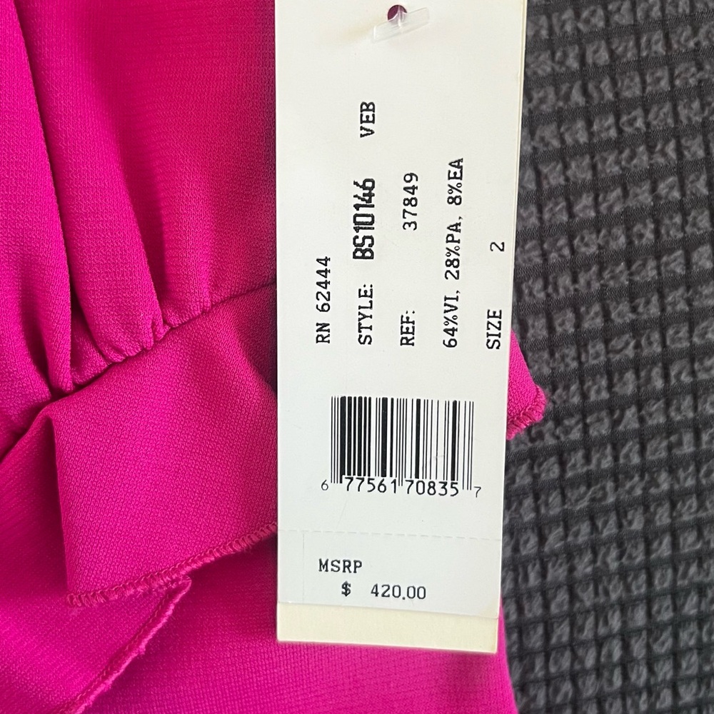 Vibrant Pink Ruffle Skirt - Picture 3 of 4